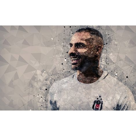 Papier peint panoramique Football - Joueur de Foot - 130 cm x 81 cm (1/2)