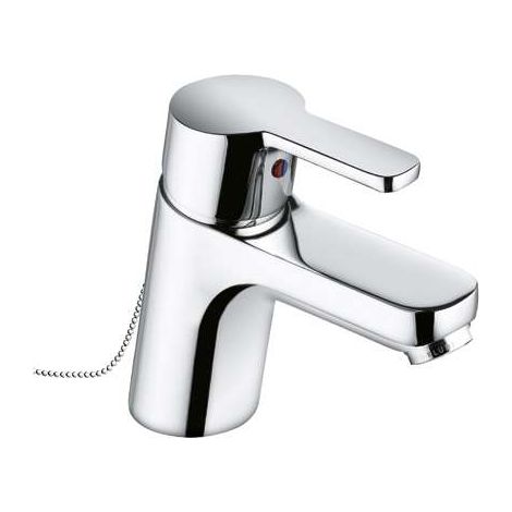 KLUDI Waschtisch-Einhandmischer LOGO NEO versenkbare Kette chrom 372800575 (1/2)