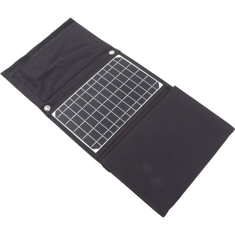 Faltbares Solarladegerät, leichtes, tragbares Falt-Solarpanel für Reisen und Camping, QC3.0 24W DC 5V2A Ausgang 30W (1/5)