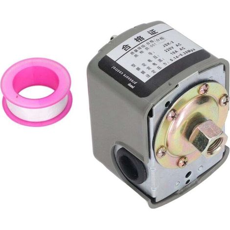 Druckregler für Wasserpumpen, Schalter 0,14–0,28 MPa, 1/4"-NPT-Innengewinde (1/4)