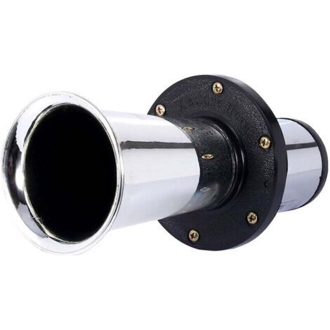 Kaxon Vieux Tacot 12v, 110DB Old Style Horn, 12V 490Hz Trompette De Voiture Klaxon Fort Alarme Corne Antique Vintage Type Classique AHH-OOO-GAH AHOOGA OOGA(argent)