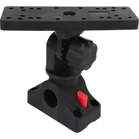 Support de sondeur rotatif à 360°, amovible et universel pour bateau. (1/5)