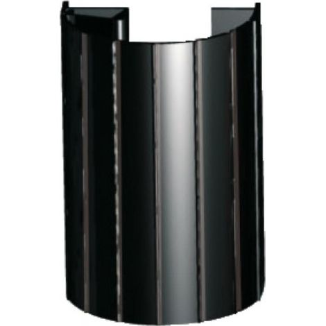 Profilé protection Euro-Battement coloris noir pour porte va-et-vient - ELLEN (1/5)