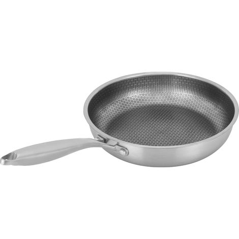 Sartén de acero inoxidable 410, apta para inducción, 28 cm. (1/2)