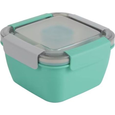 Lunch Box aveccompartiment de Subdivision, Bento Lunch Box Durable, Salade, Boîtes Repas Micro Onde Pour Les voyages école/travail/pique-nique (vert) (1/5)