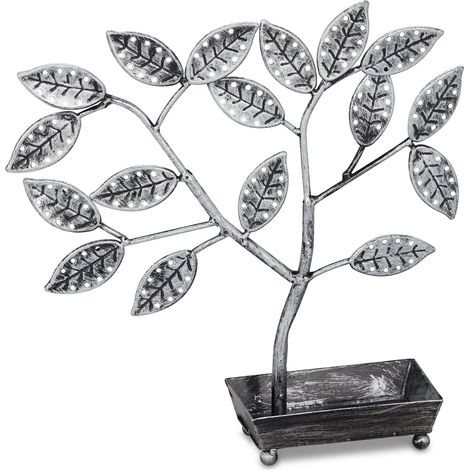 Joyero decorativo vintage soporte para pendientes 136 x 30 x 30 cm con práctico almacenamiento de metal dorado 130009244 (1/5)