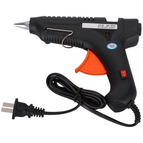 Pistolet à colle thermofusible 100W haute température, outil manuel électrique pour bricolage, prise US 100‑240V (1/5)