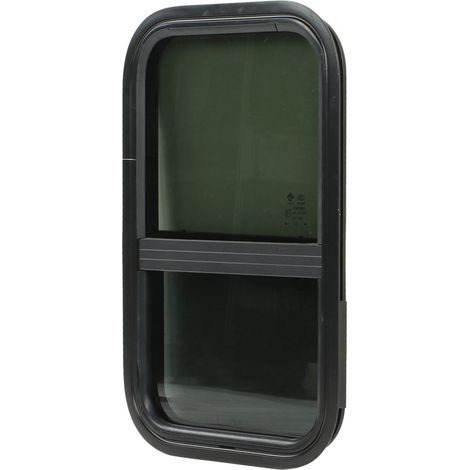 Fenêtre RV 590x390mm Verre Trempé Teinté Coulissant Vertical Horizontal pour Camping-Car Remorque Véhicule de Chantier (1/5)