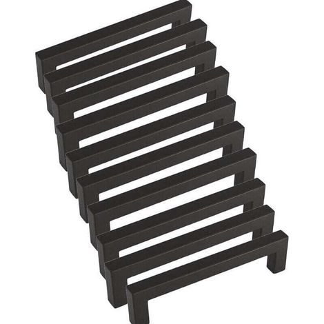 10pcs Poignée de Meuble Cuisine Noir Poignée Cuisine 128mm Poignée meuble Noir en Acier Inoxydable Pour Cuisine Porte d'armoire