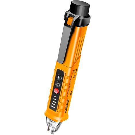 Rilevatore di tensione CA senza contatto, penna tester di tensione elettrica, indicatore LED, rilevatore di tensione 12V-1000V (1/5)