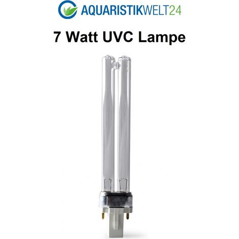 7 Watt UVC Ersatzlampe für Wasserklärer mit G23 Sockel