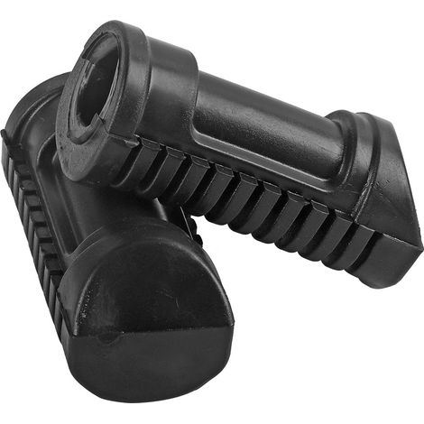 Repose-pieds avant moto, plaque repose-pied caoutchouc antidérapant, couvre-grip pour Honda 125cc CG 125, jeu de 2, accessoire remplacement (1/5)
