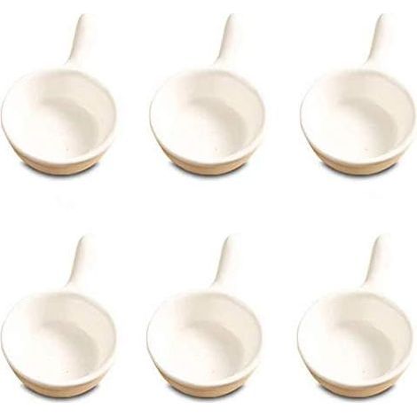 Ensemble de 6 mini-bols en céramique pour sauces, ketchup, condiments et sauces soja. (1/5)