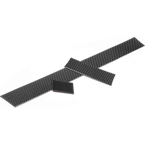 3pcs Fibre de Carbone Panneau Tableau de Bord Garniture Décorative, Compatible Série 5 E60 E61 2004-2010, Couvercle de Garniture de Tableau de Bord. (1/4)