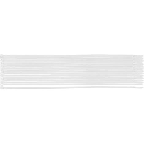Bridas para cables Extreme de 3,6 × 300 mm, blancas, 100 unidades. (1/5)