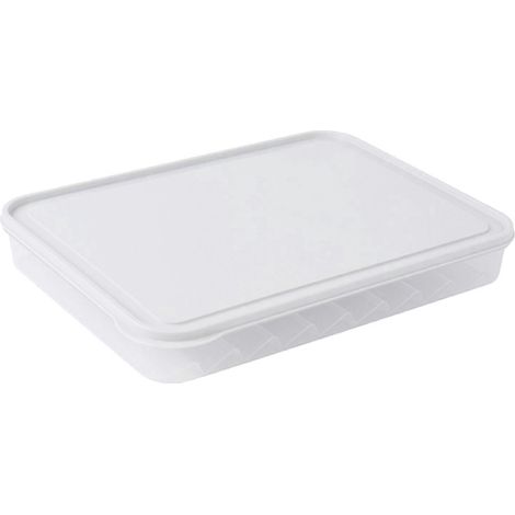 Lebensmittelgeeignete, gefrorene Teigtaschenbox mit großem Fassungsvermögen – Wonton-Tablett für Zuhause und Restaurants