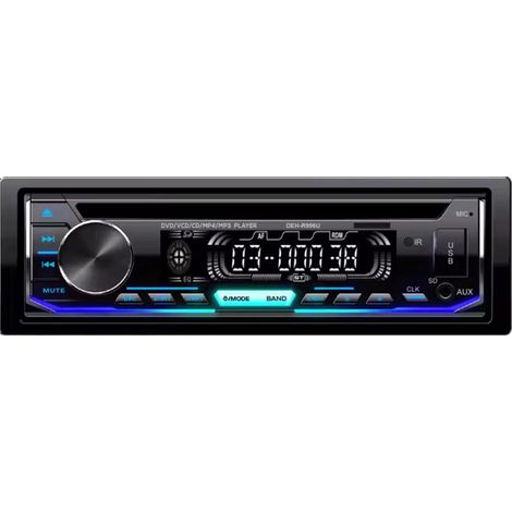 STEREO AUTO AUTORADIO 1 DIN CON LETTORE CD DVDBLUETOOTH MP3 MP4 SD USB AUX 50WX4 (1/4)