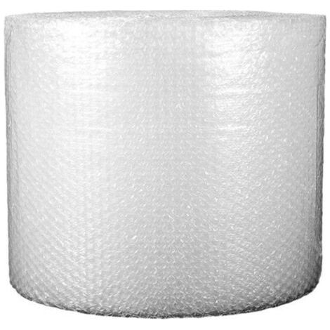 Rouleau de film à bulles 100 m x 30 cm : matériau à bulles pour déménagement, expédition et emballage. (1/4)