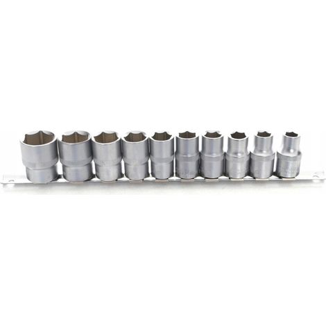 Juego de llaves de vaso de 1/2" (10-24 mm), 10 piezas (1/5)