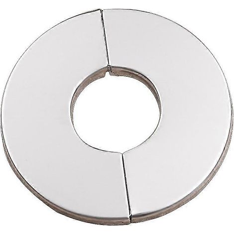 Geteilte Flansch-Wandrosette, Duschabdeckung, Chrom-Finish, Edelstahl - yu (1/5)