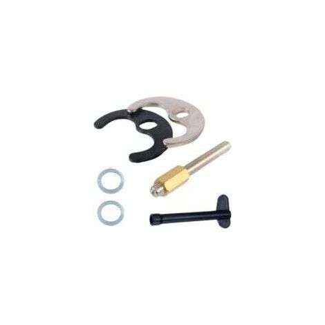 Rondella per lavello con bullone e chiave, kit di fissaggio per rubinetto, assemblaggio in acciaio inox