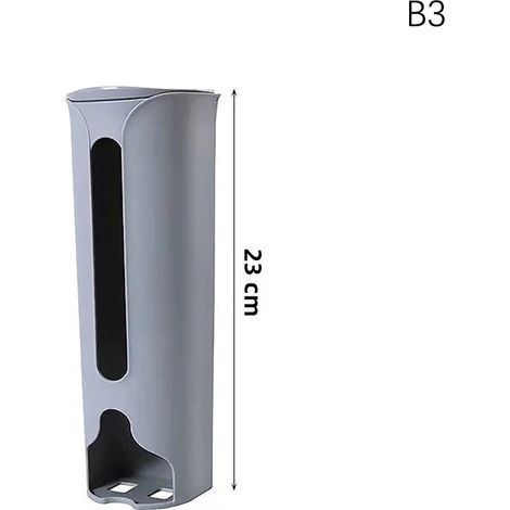 Organisateur de rangement pour sacs en plastique pour cuisine et salle de bain, étagère murale suspendue avec boîte pour sous-vêtements, organisateur de placard (1/5)