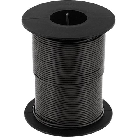 econ connect KL025SW50 Fil de câblage 1 x 0.25 mm² noir 50 m C892032
