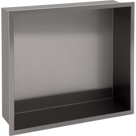 Niche de douche en acier inoxydable 304, pour rangement de salle de bain, 320 x 320 x 125 mm (1/5)