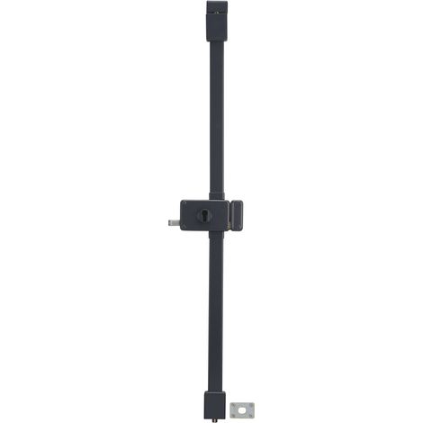 THIRARD - Boitier de serrure en applique Horga à tirage pour porte d'entrée, droite, 3 pts, axe 70mm, gris - THIRARD