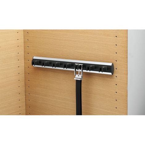 Gürtelhalter starr Modell P, Aluminium/Kunststoff schwarz (1/3)