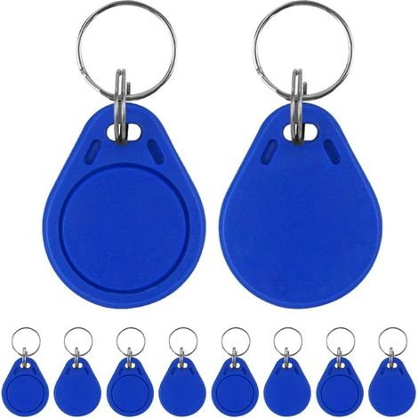 Packung mit 10 wiederbeschreibbaren UID-Tokens – Programmierbarer RFID-Kartentoken – NFC – 13,56 MHz ABS-Zutrittskontrollkarte
