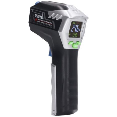 DEESSE SHOP-Thermomètre Infrarouge, Pistolet de Mesure de la Température Infrarouge 12: 1 Rapport de Distance ‑50 ℃ ‑ 550 ℃ pour équipement Chimique (1/5)