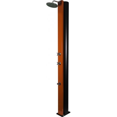 Douche de piscine solaire CROSS 40L avec rince pieds-ff7724-Orange-17.5 -- (1/5)