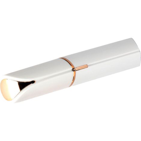 Épilateur électrique sans douleur, lavable et silencieux, tondeuse à poils avec 2 têtes de rechange, blanc, usage corps et visage (1/5)