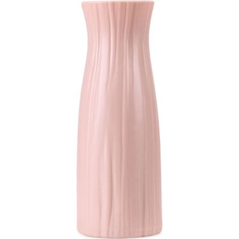 Rose Vases À Fleurs, Vase Soliflore Géométrique en Plastique pour Centres De Table, en Vrac, Pichet À Fleurs Léger, Vase De Table Vintage pour Décoration De Mariage, Fête, Salon, Chambre (1/4)