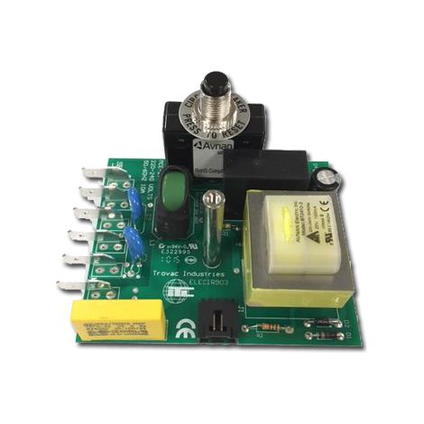Carte électronique STD 240V 10 Amps pour centrale d'aspiration cyclovac E211, E311, E711, Axess, GS111, GS211, GS311 et GS711, Cyclovac ELECIR903 remplace ELECIR66
