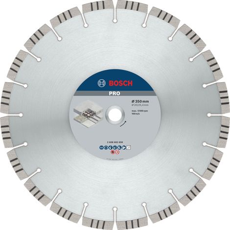 Bosch 2 608 602 658 lama de lama circolare 35 cm 1 pezzo(i) (1/5)