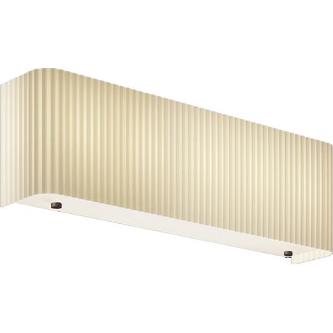 E12 CURIE handmade ponge' pleated wall lamp (1/3)
