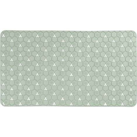 Tappeto bagno antiscivolo verde 75x43 cm Maia (1/5)