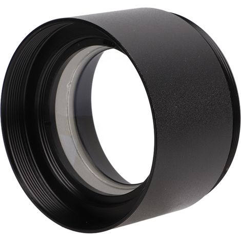 Mikroskoplinse, optisches Glas, klare Bildgebung, klein, praktisch, einfache Bedienung, Metallgehäuse mit Spiegel, Objektiv 0,5x (1/5)
