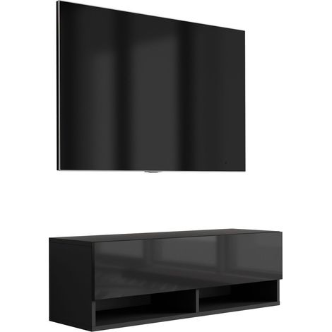Mobile TV : Nero opaco / Nero lucido, 100 × 32 × 34 cm (1/5)