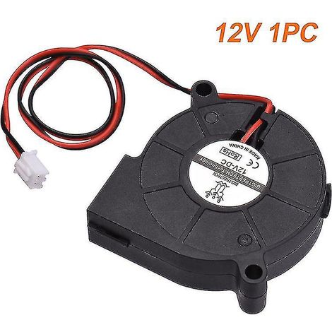 5015 Lüfter 50x50x15mm 12V/24V Bürstenloser Lüfter 2-Pin-Anschluss für 3D-Druckerteile - 12V 1 Stück (1/5)