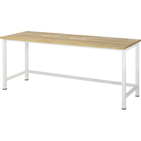 Établi Rau avec plateau en hêtre massif LxPxH 2000x800x825 mm
