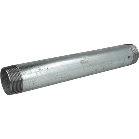 Nipple double galvanisé 1 1/2'' x 300 mm