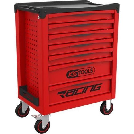 KS TOOLS TOOLS Racing Servant - Rosso - 7 cassetti - 855.0007