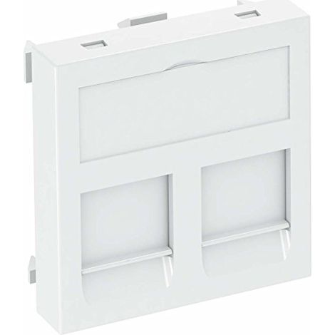 Obo-bettermann sistemas mecanismos - Marco para módulo conexión tipo-c 45x45mm pc blanco