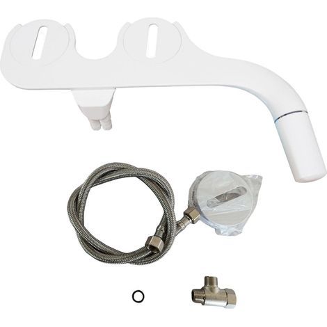 Applicable Fixation de siège de toilette réglable pour bidet - Lavage à pression d'eau pour salle de bain (1/5)