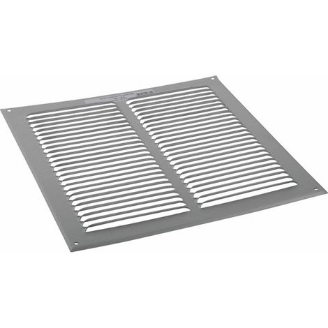 Grille de ventilation aluminium brut 200x200 - ANJOS : 6805