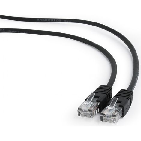 Expert en câble  CAT 5e  Câble de brassage  Hommes  RJ-45  Hommes  RJ-45  Noir  2 m (1/2)