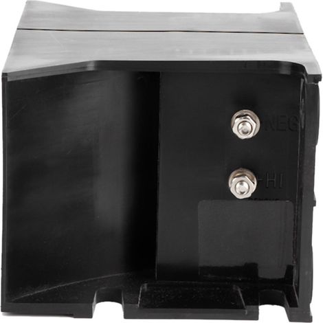 Clignotants LED de rechange pour moto, mini clignotants transparents universels à lumière jaune LED (paire) (coque noire avec couvercle fumé) (1/5)